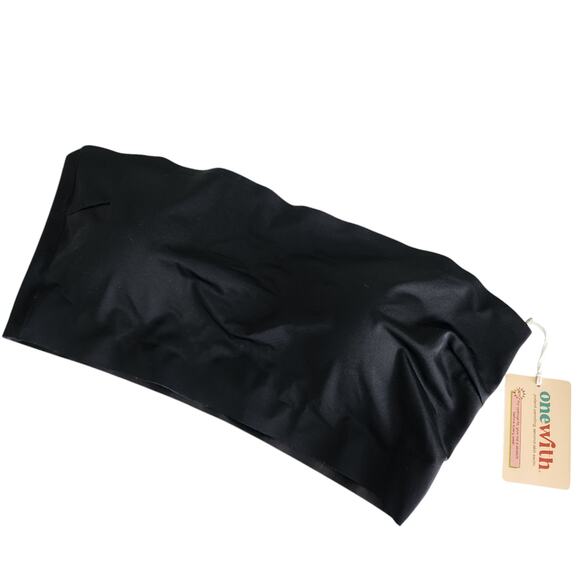 Black Strapless Bikini Set - Picture 2 of 7